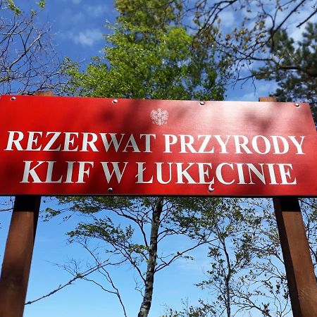 Dom Goscinny U Rekina Łukęcin Buitenkant foto