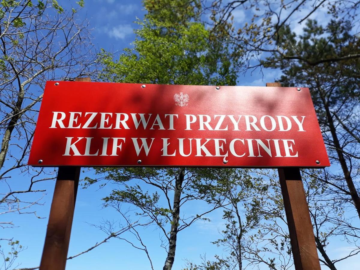 Dom Goscinny U Rekina Łukęcin Buitenkant foto
